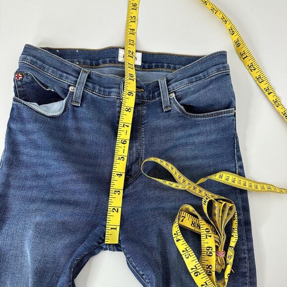 Hudson Jeans Womens 27 Blue Blair Super Skinny Stretch Mid Rise Casual Preppy - Picture 13 of 15